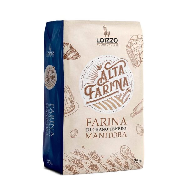FARINA DI GRANO TENERO MANITOBA T0/T00 1 manitoba 25kg